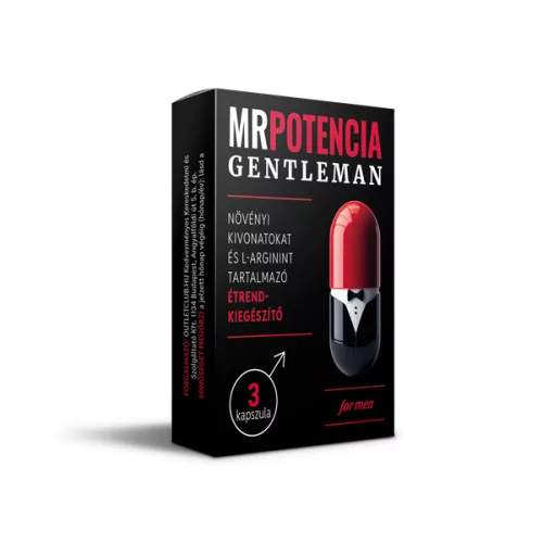 Mr Potencia Gentleman Natural Potency Booster Capsules 3 Count