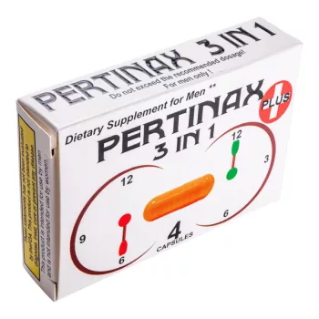   Pertinax 3in1 Masturbator potențator și energizant 4 capsule