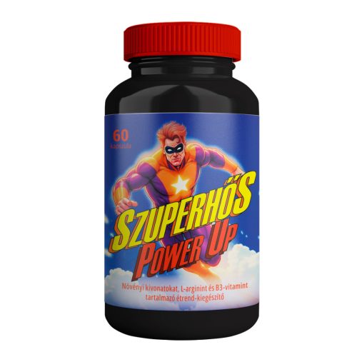 Szuperhős Power Up kúraszerú potencianövelő kapszula 60 DB