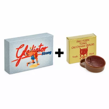   Gladiátor Strong - 4 DB + Pau Yuen Tong magömléskésleltető krém - 8 g csomag