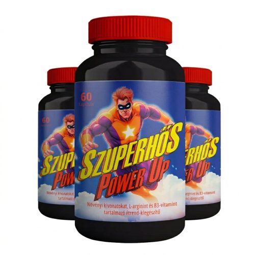 Mesterhármas - Szuperhős Power Up kúraszerű potencianövelő kapszula 60 DB - 3 DB