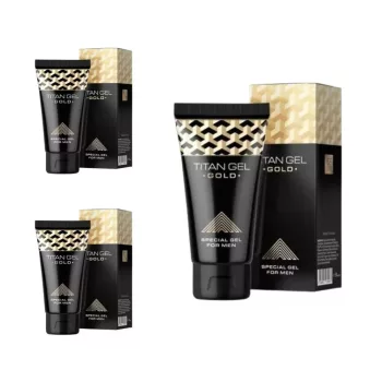 Titan Gel Gold Gel creștere și regenerare 3 x 50 ml