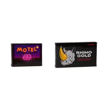Motel 69 Kapszula Férfiaknak 2 db + RHINO GOLD - 6 DB