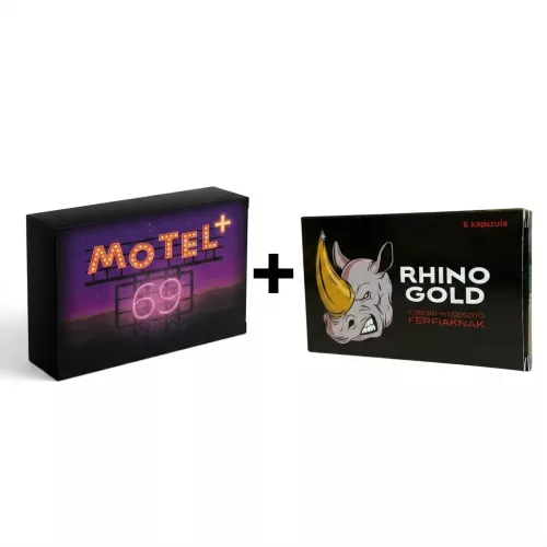 Motel 69 and Rhino Gold Male Performance Capsules Pack 8 pcs