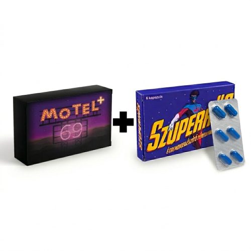 MOTEL69+ KAPSZULA - 2 DB + SZUPERHŐS KAPSZULA - 6 DB CSOMAG
