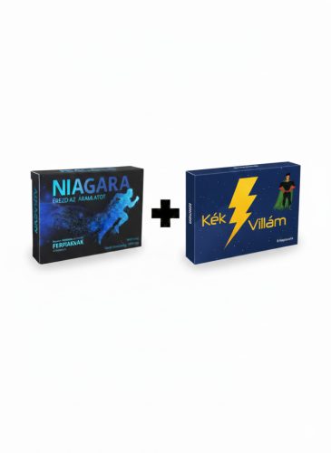 Niagara Potencianövelő Férfiaknak - 4 db + Kék Villám Kapszula Férfiaknak 6db