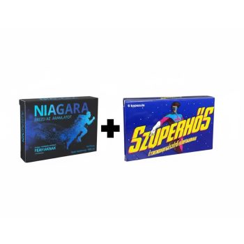   Niagara Potencianövelő Férfiaknak - 4 db + Szuperhős étrend-kiegészítő férfiaknak 6db