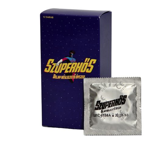 Szuperhős Delay Késleltető óvszer 12db
