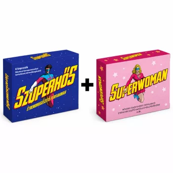 Szuperhős - 6 DB + SUPERWOMAN - 4 DB páros kapszulacsomag